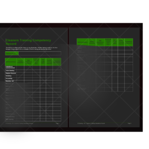Cleaners Training Competency Record Form