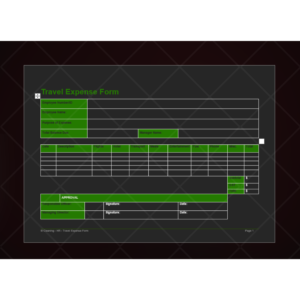 Travel Expense Form