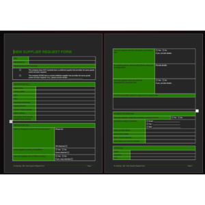 New Supplier Request Form