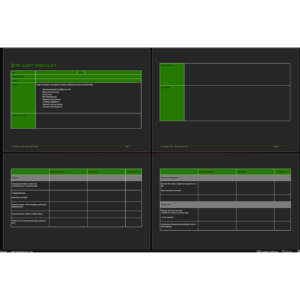 Site Audit Checklist