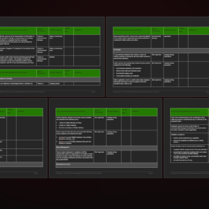 Environmental Management Site Activities and Control Checklist