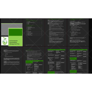 Environmental Sustainability Management Plan