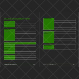 Workplace Health and Safety (WHS) Change Management Form