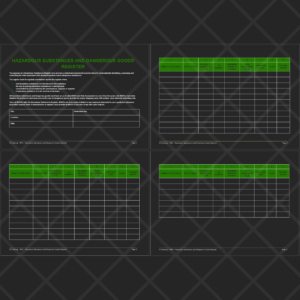 Workplace Health and Safety (WHS) Hazardous Substances and Dangerous Goods Register