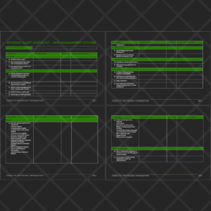 Workplace Health and Safety (WHS) Internal Audit Checklist for WHS Management System