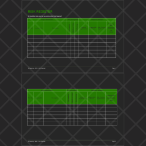 Workplace Health and Safety (WHS) Risk Register