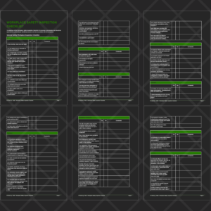 Workplace Health and Safety (WHS) Workplace Safety Inspection Checklist