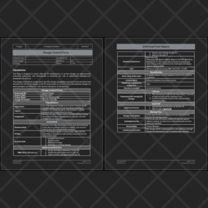 IT Change Control Form Template