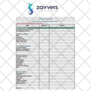 Comprehensive Establishment Expenses Forecast Template