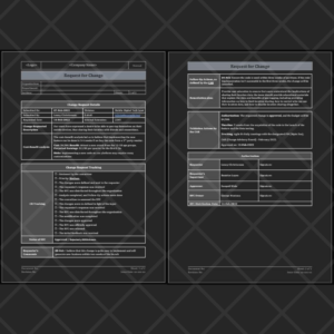 Comprehensive Request for Change Template
